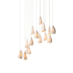 Sonora Handcrafted Ceramic Chandelier with LED Illumination