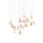 Sonora Handcrafted Ceramic Chandelier with LED Illumination