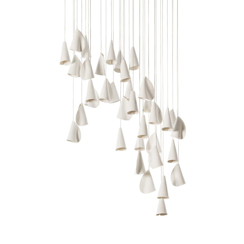 Sonora Handcrafted Ceramic Chandelier with LED Illumination