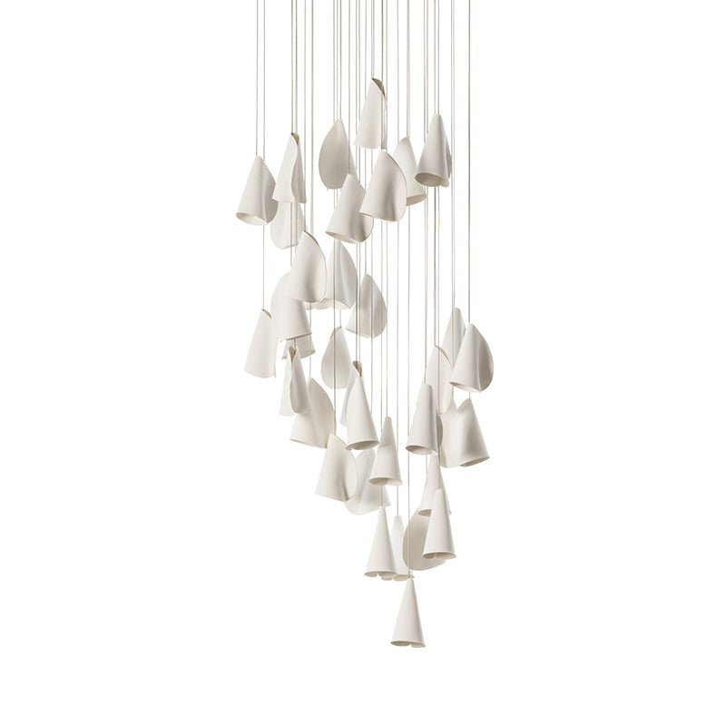 Sonora Handcrafted Ceramic Chandelier with LED Illumination