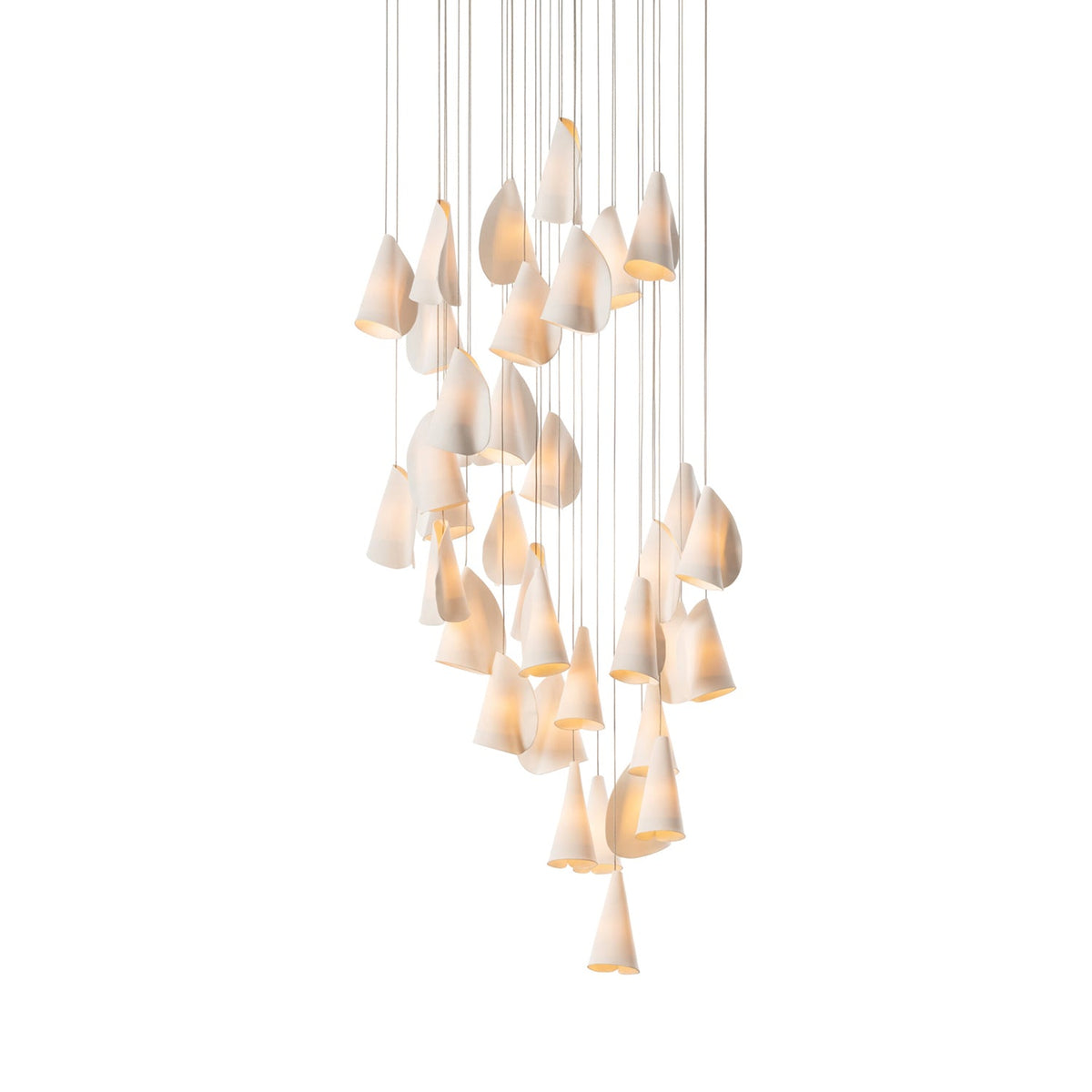 Sonora Handcrafted Ceramic Chandelier with LED Illumination