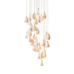 Sonora Handcrafted Ceramic Chandelier with LED Illumination