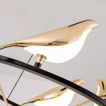 Whimsical Birds Round Pendant Light