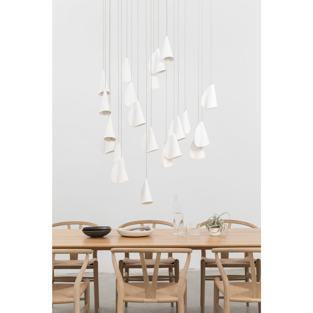 Sonora Handcrafted Ceramic Chandelier with LED Illumination