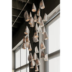 Sonora Handcrafted Ceramic Chandelier with LED Illumination