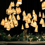 Sonora Handcrafted Ceramic Chandelier with LED Illumination