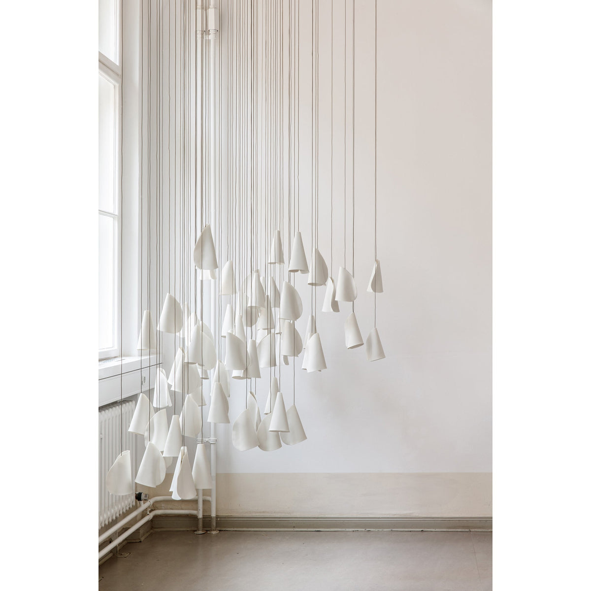 Sonora Handcrafted Ceramic Chandelier with LED Illumination