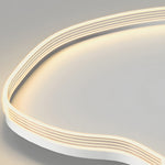 Geometric Simple Lunar Texture 3 Step Dimming Led Modern Ceiling Lamp