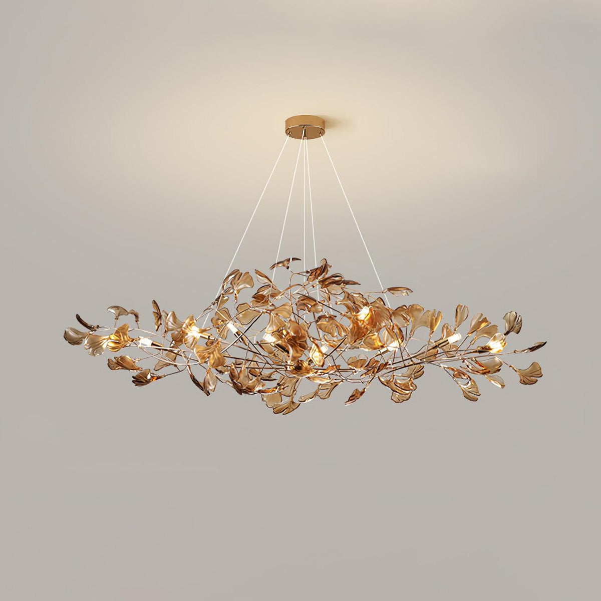 Auraleaf Acrylic Chandelier