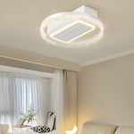 19 7 In Nordic 6 Speeds Bladeless Ceiling Fan With Led Light Remote Control