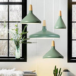 Vivid Cone Modern Pendant Light