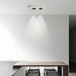Square Led Anti Glare Flush Mount Ceiling Light