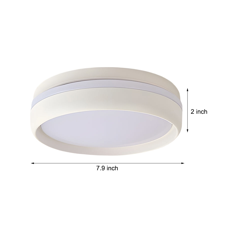 7 9 Inch Round Flush Mount Lighting Led Ceiling Light Acrylic Ceiling Lamp Ceiling Mounted Led Light For Bedroom