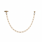 Riviere Glass Chain Chandelier – Modern Linear LED Pendant Light