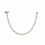 Riviere Glass Chain Chandelier – Modern Linear LED Pendant Light