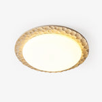 Petra Travertine LED Ceiling Light – Modern Flush Mount for Bedroom & Living Room