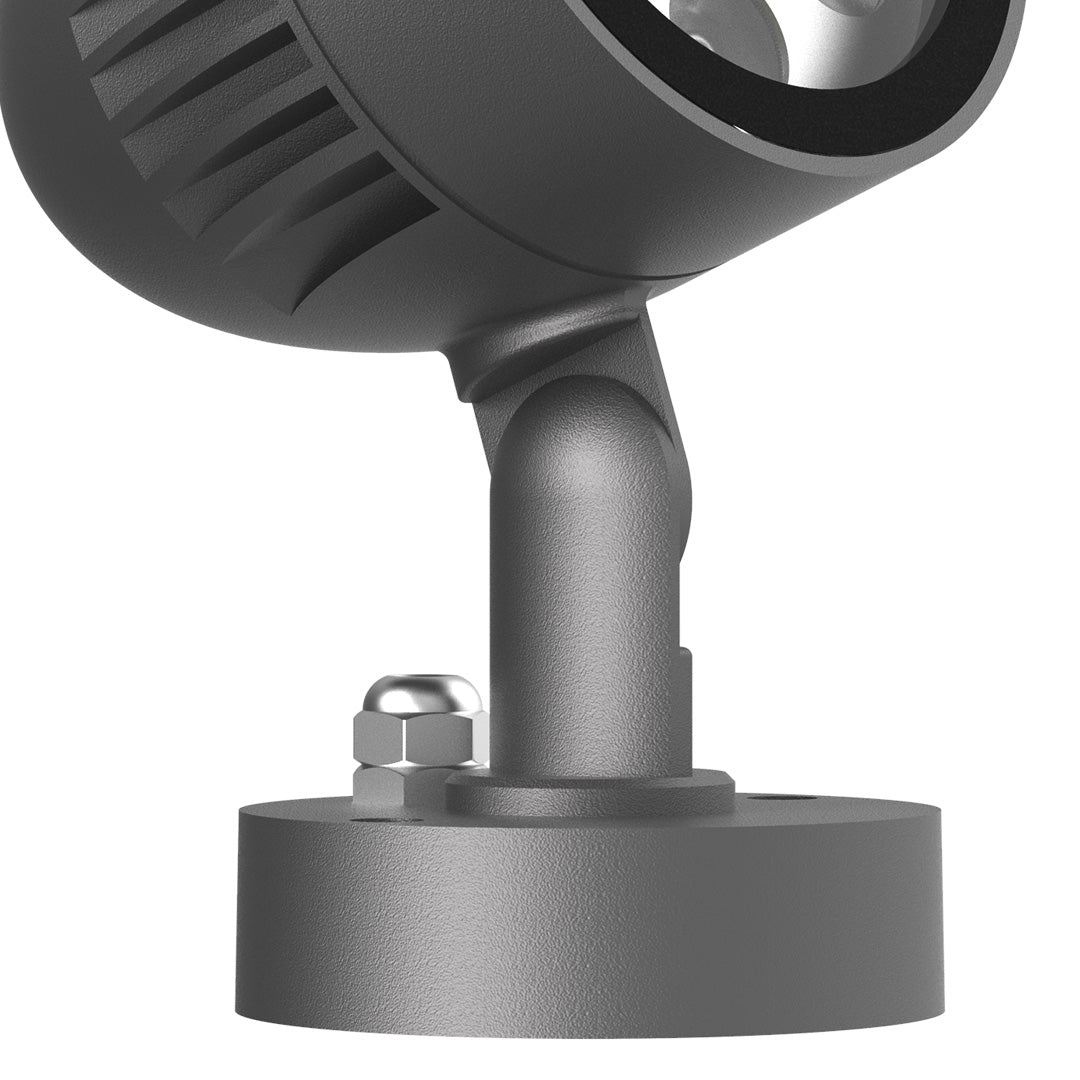 Minimalist Outdoor LED Spotlights with Adjustable Warm Light
