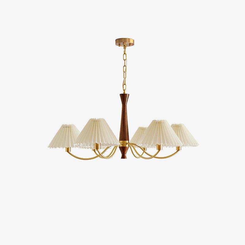 Pleated Elegance Chandelier