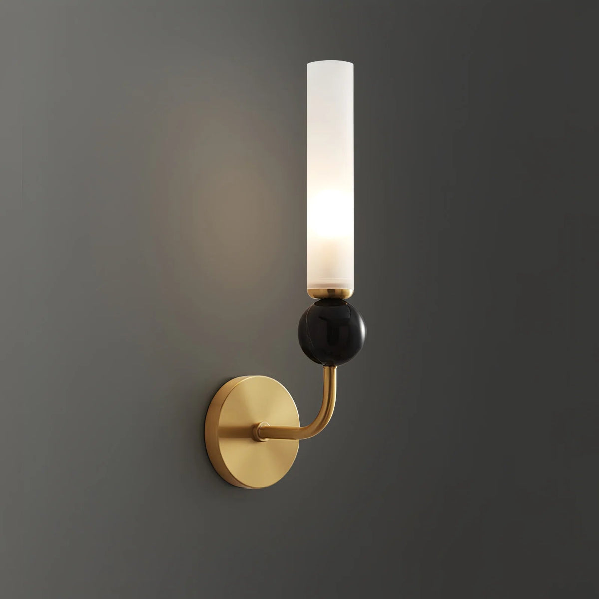 Vertical Marble Accent Wall Light