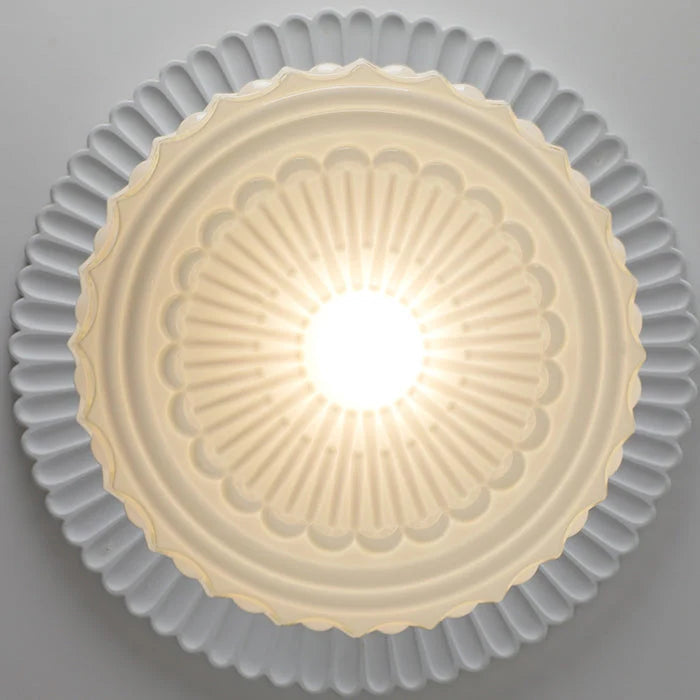 Classic White Round Pendant Lamp