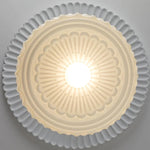 Classic White Round Pendant Lamp