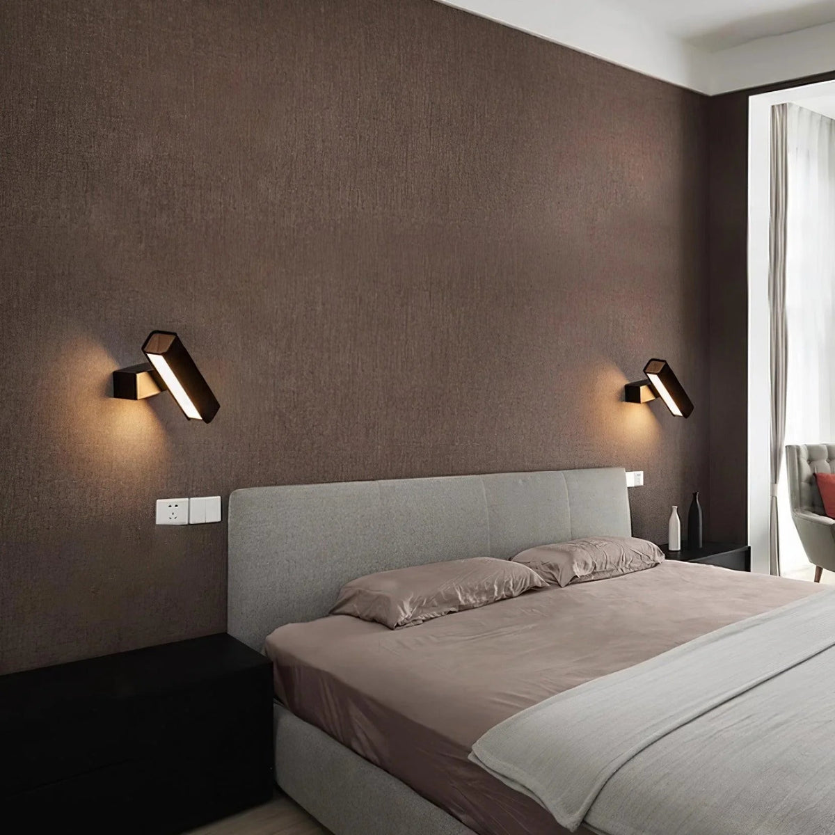 Modern Minimalist Bedside Wall Lamp