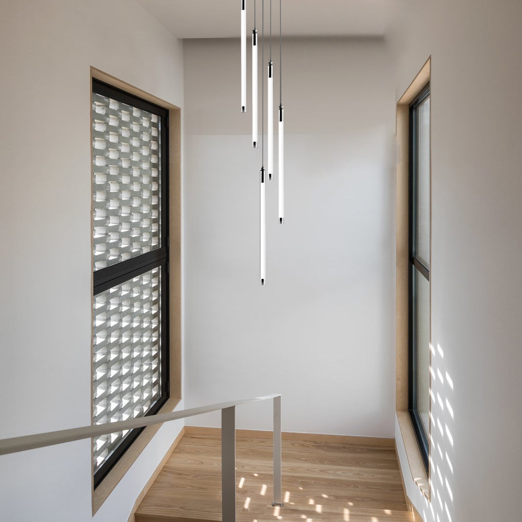 Spiral Duplex Staircase Chandelier Ha085056