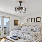 Retro Led Bladeless Ceiling Fans With Remote Ha084443
