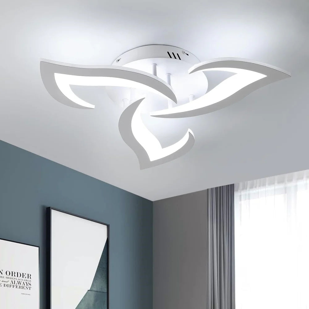 Modern Minimalist Elegant And Warm Led Ceiling Lamp For Living Room