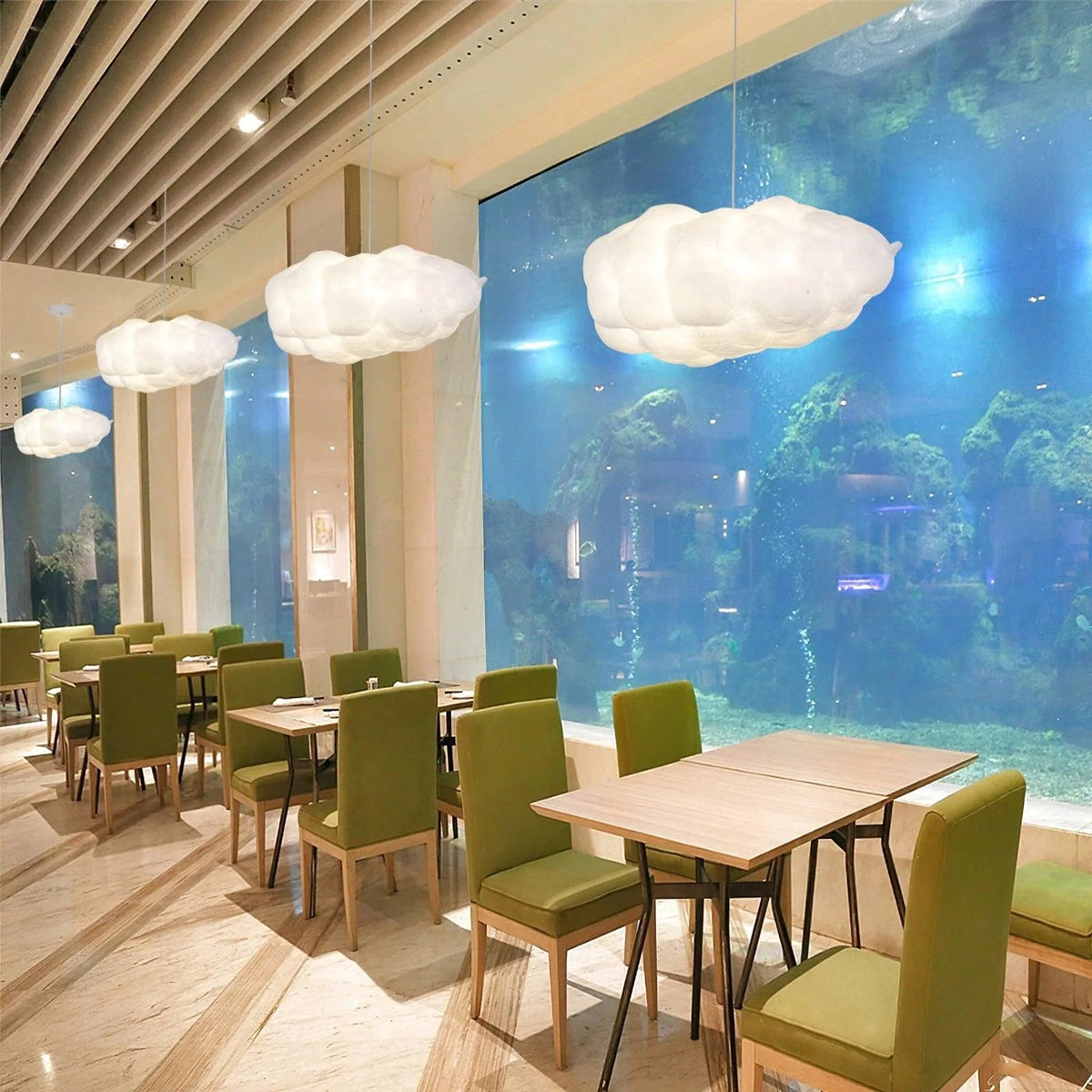 Personalized Restaurant Cloud Shaped Ceiling Lamp