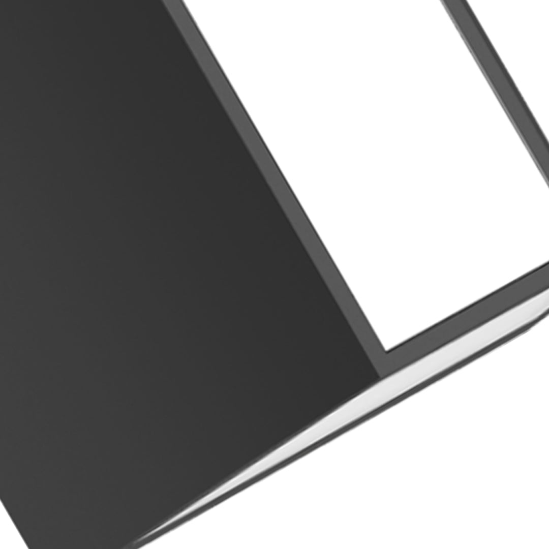Modern Black Outdoor Wall Sconce with Integrated LED Lighting