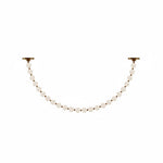 Pearl Necklace Acrylic Ball Chandelier, Modern Gold LED Pendant Light