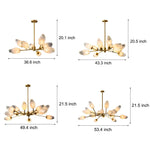 Glass Moleculars Led Chandelier Ha098867