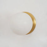 Alabaster Globe Wall Light