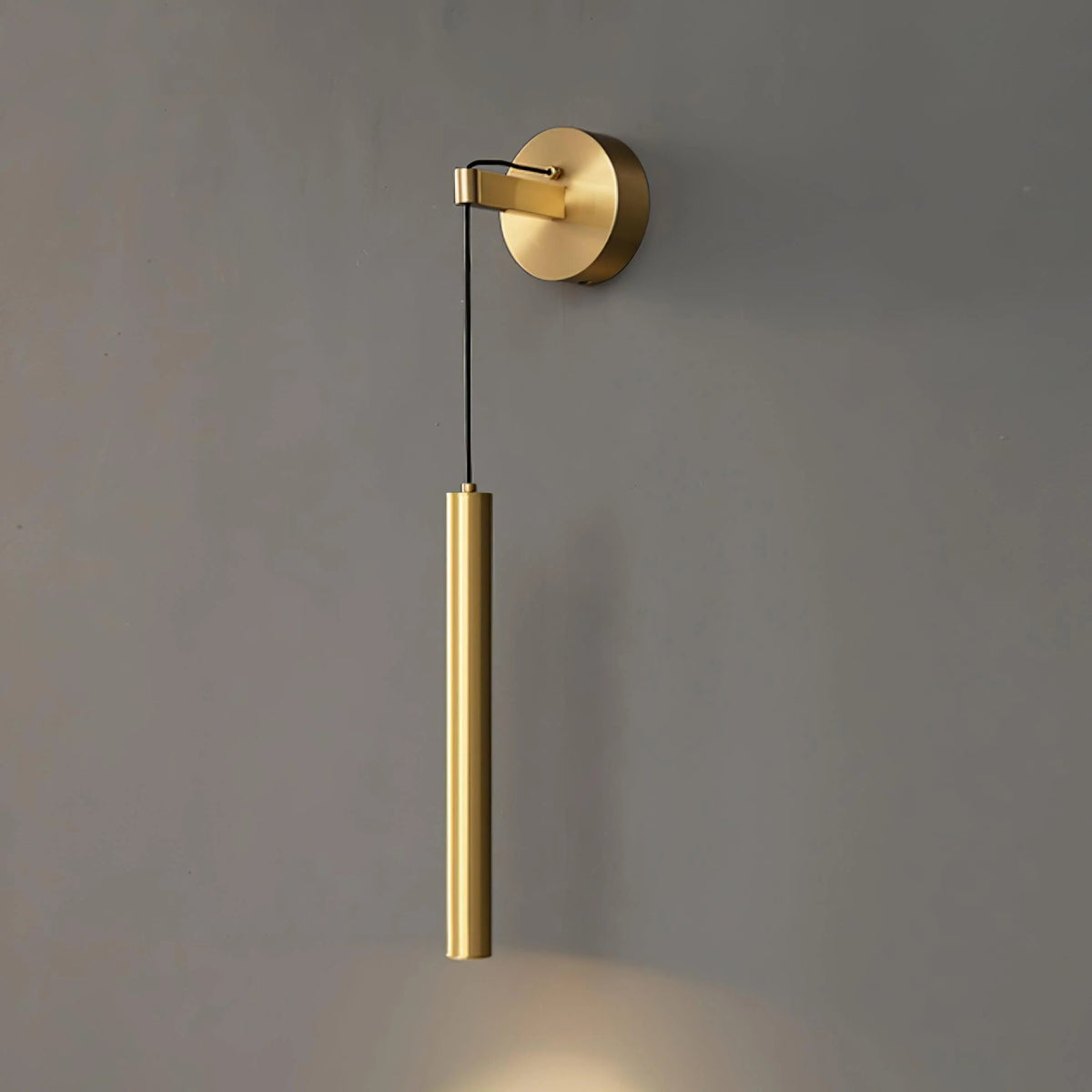 Linear Brass Wall Light