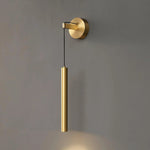 Linear Brass Wall Light