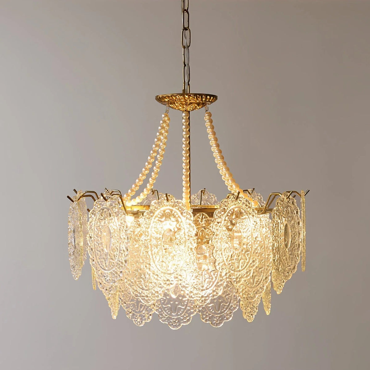 Serenity Glass Chandelier