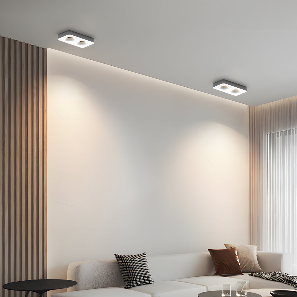 Square Led Anti Glare Flush Mount Ceiling Light