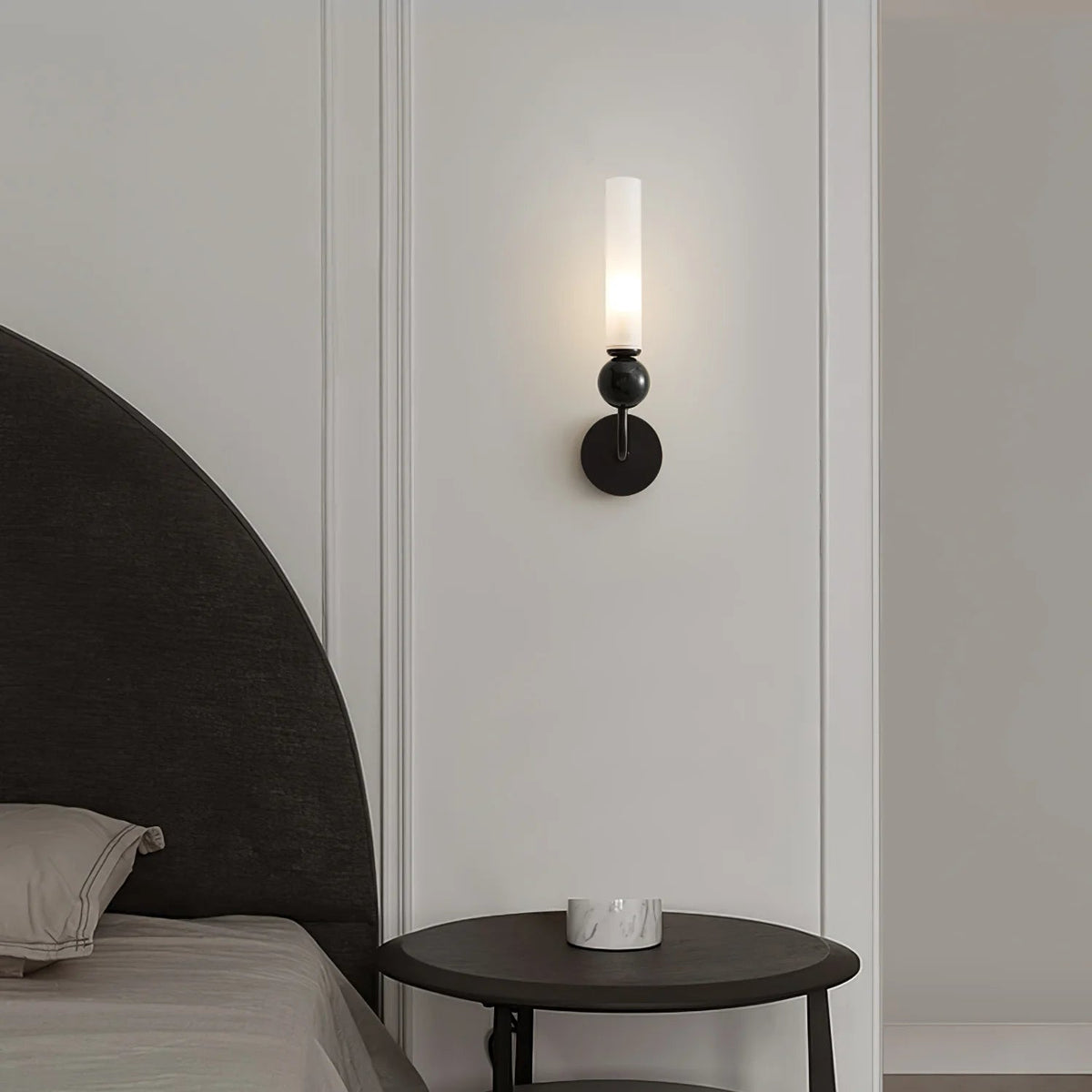 Vertical Marble Accent Wall Light