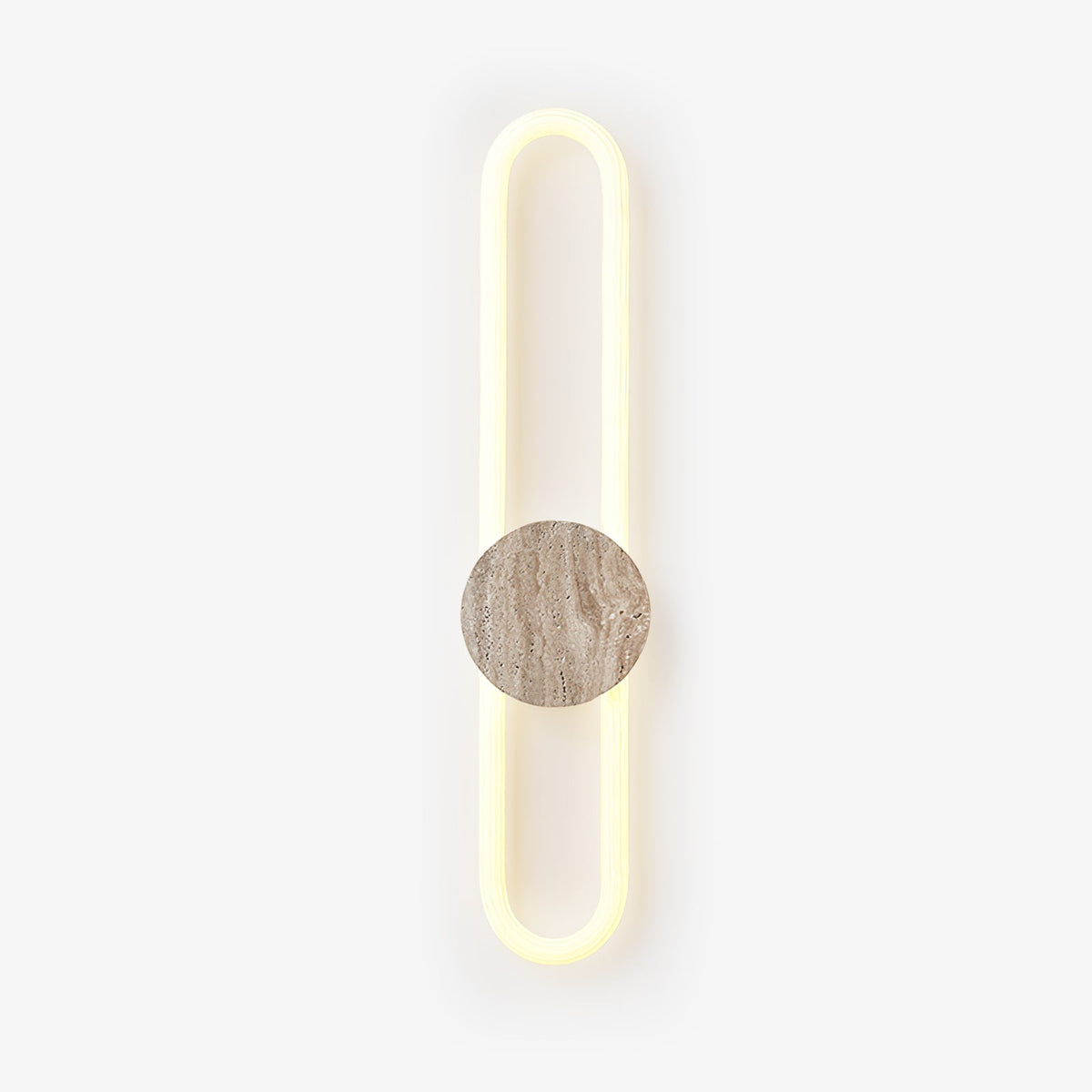 Eloen Travertine LED Wall Sconce – Modern Minimalist Stone Light