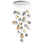 Pyrite chandelier