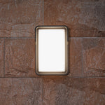 Minimalist Square LED Outdoor Wall Light, Waterproof Architectural Sconce