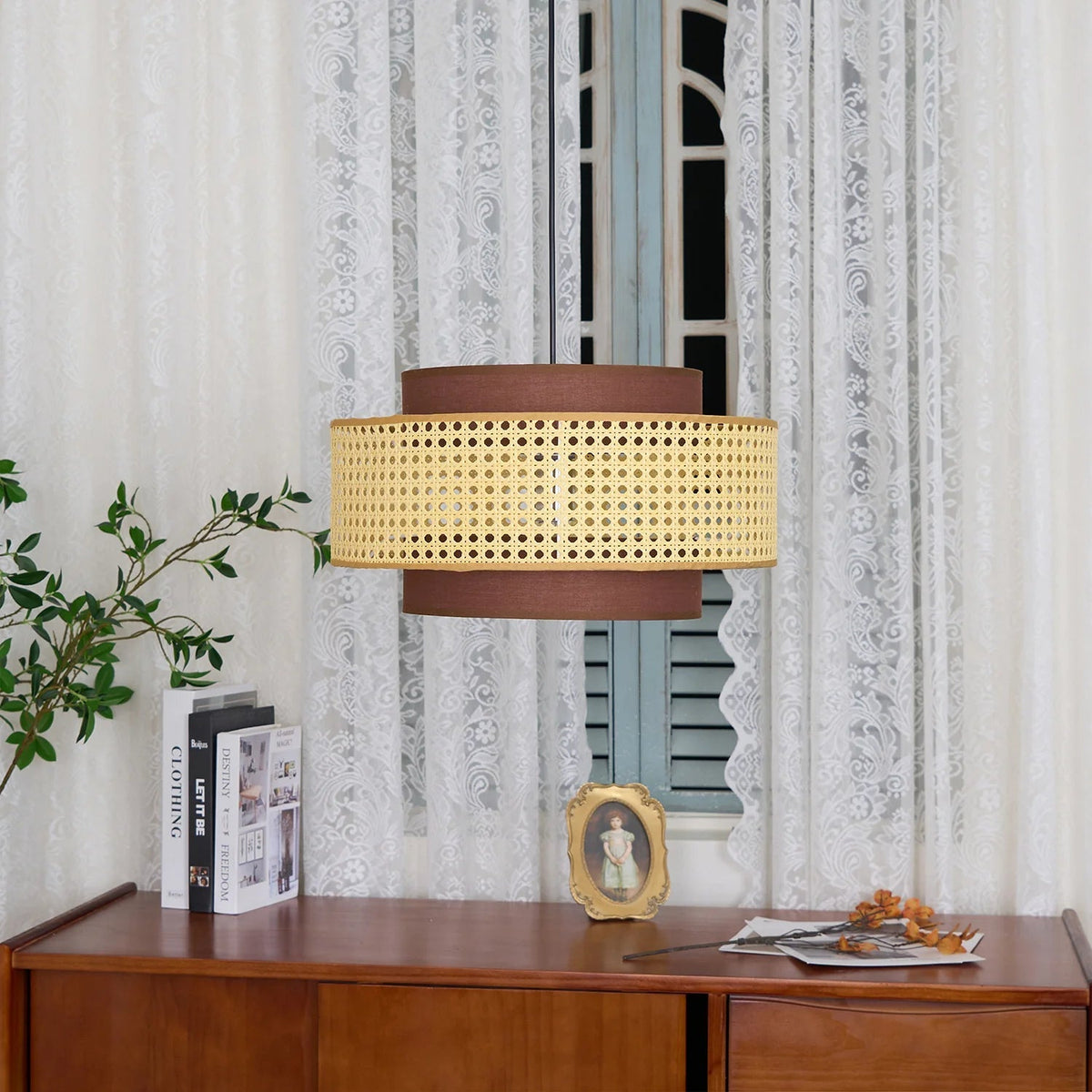 Minimalist Drum Pendant Fixture