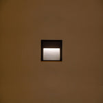 Geometric LED Step Lights for Outdoor Architecture, Minimalist Flush Mount