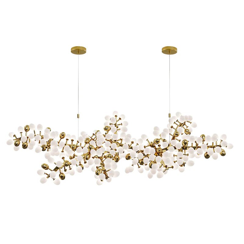 Selene Droplet Chandelier – Hand-Blown Murano Glass Pendant Light