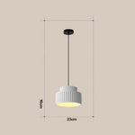 Sleek Bauhaus Resin Drop Light