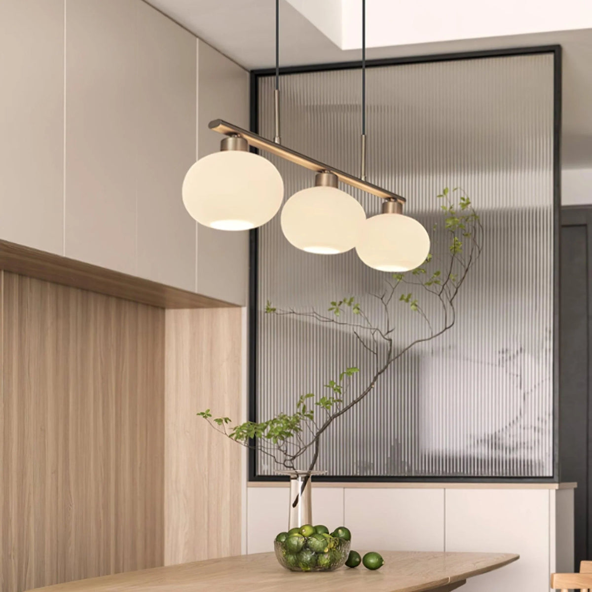 Contemporary Sculptural Pendant Light