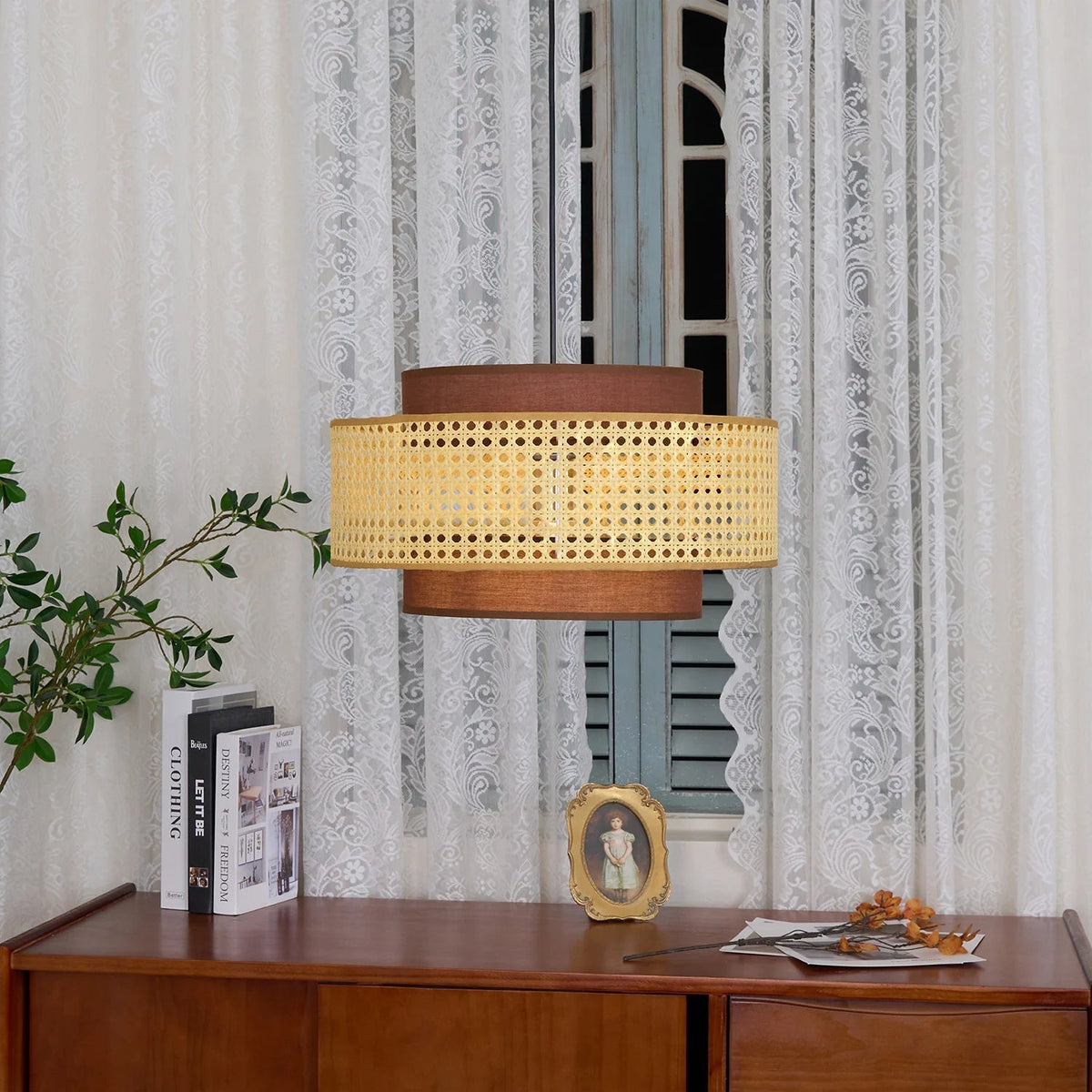 Minimalist Drum Pendant Fixture