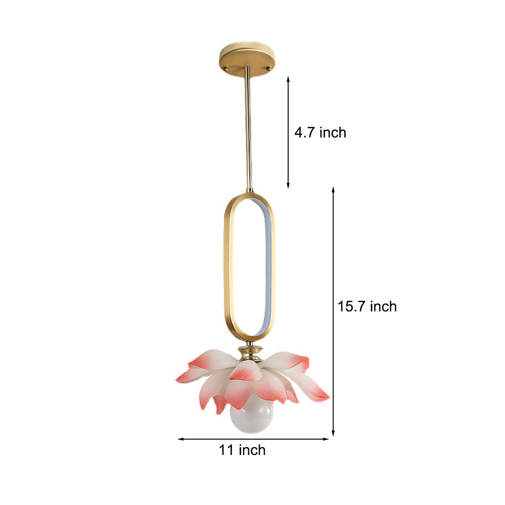 Creative Lotus Flowers Modern Pendant Light Li002524
