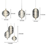 Personality Glass Shade Pendant Lights Ha098861